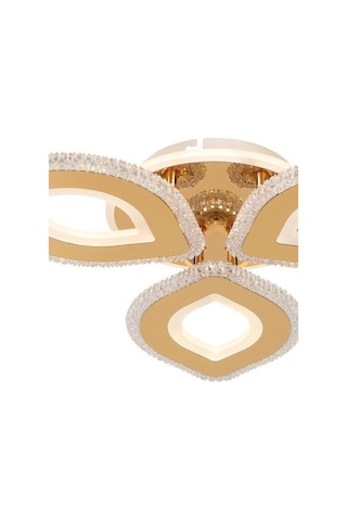 Eray Aydınlatma T008-3 Gold Kumandalı Led Avize Gold