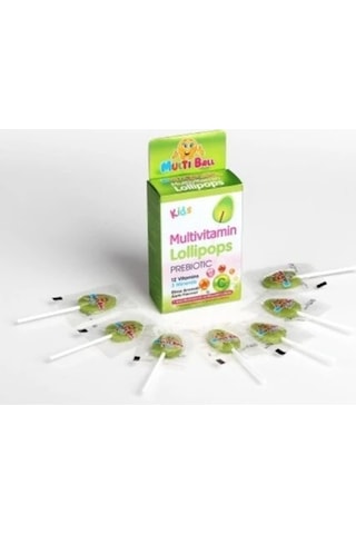 Multi Ball Kids Multıvıtamın Lollıpops +prebıotıc