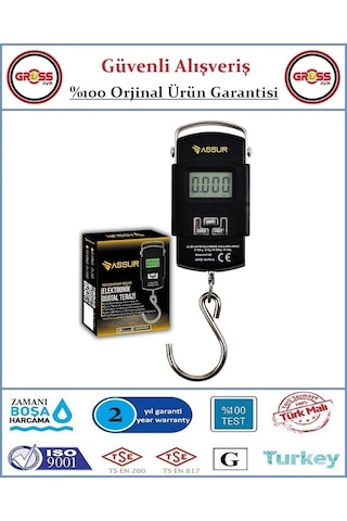 Dijital El Kantarı - Hassas Elektronik El Terazisi - 4 Ayrı Birim - 50kg