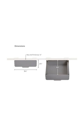 Cupboardstore Raf Altı Çekmece, Gri 0 55387389