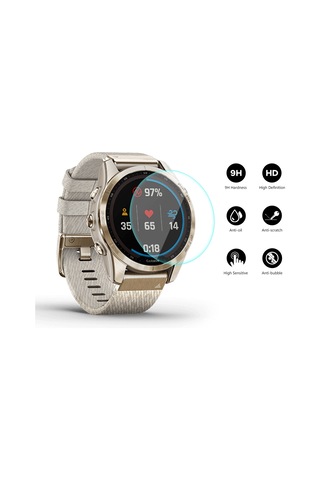 Garmin Fenix 7s İçin 2 Adet Enkay 0.2mm 9h Temperli Cam Ekran Koruyucu Film İzle