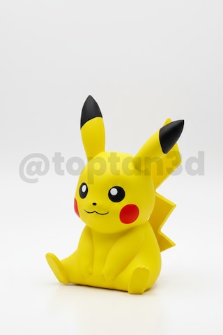Pikaçu Anahtarlık Hediyelik, 3d Pokemon Temalı Anahtarlık