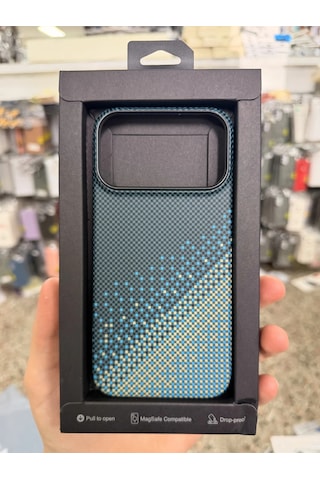 iPhone Uyumlu 17 Pro Max Knt Karbon Magsafe Kılıf No1