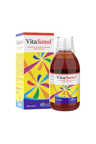 Allergo Vitasanol Takviye Edici Gıda 250 ML