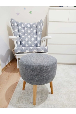 Neta Home Gri Puf & Bench & Tabure Gri