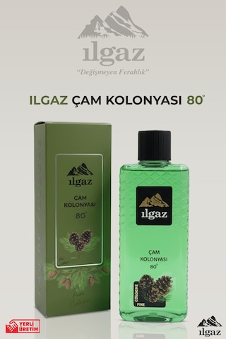 Ilgaz Elegance Pine Cologne 80 Derece Çam Kolonyası 400 ML