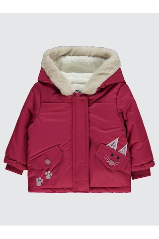 Civil Baby Kız Bebek Mont 6-18 Ay Vişne Vişne Çok Renkli