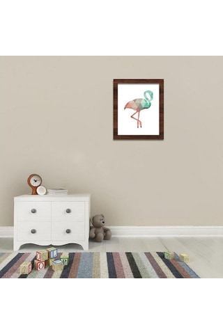 Suntek Tuval Modern Dekor Duvar Sanatı Boyama Resim Flamingo