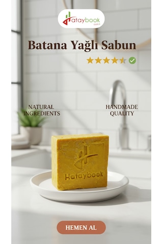 Batana Yağı Sabunu 7 Adet 900g Doğal