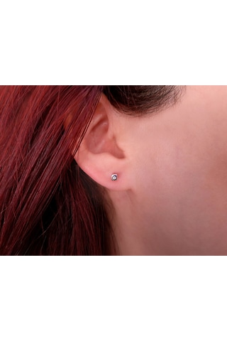 Sirius 0.03 Karat Pırlanta Tektaş Küpe 0810E0017