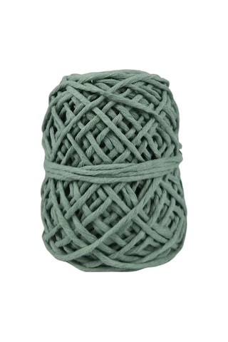 Makrome İpi 3 Mm 250 Gr Yeşil Duvar Süsü, Çanta, Sepet Ve Dekoratif Hobi İpi