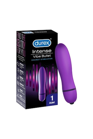 Durex Manuel Mastürbatör + Durex Intense Vibe Bullet Titreşimli Vibratör