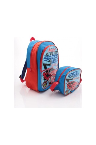 Erkek Çocuk 2 Li İlkokul Çantası Seti Beslenme Çantalı, Dayanıklı Ve Kullanımı Rahat Çok Renkli