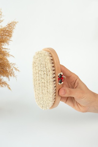 Mar'le Selülit Karşıtı Bakım Kremi 300 ML + Doğal At Kılı Selülit Fırçası