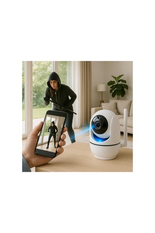 360 Görüş Açılı Wi-fi Güvenlik Kamerası - Gece Görüş Özelliği