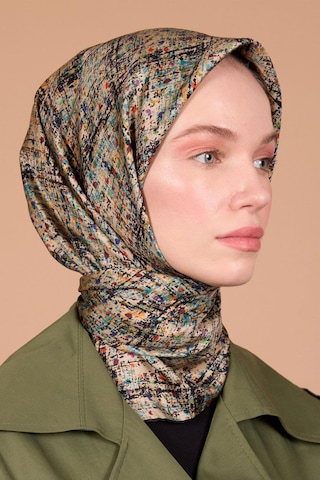 Aker Sura İpek Eşarp Batik Desen