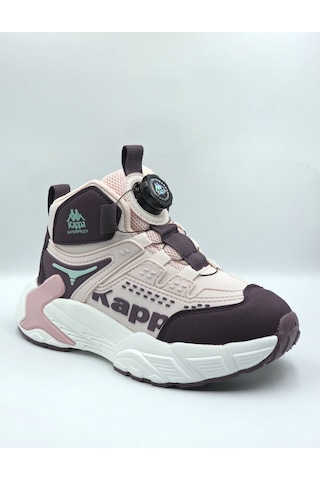 Kappa Kp-4073f Pembe Bordo Renk Makara Bağcıklı Kız Çocuk Outdoor Su Geçirmez Bilekli Sneaker