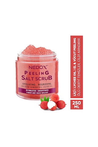 Nedox Liçi (lychee Oil) Besleyici Arındırıcı ve Nemlendirici El & Vücut Peelingi 250 ML