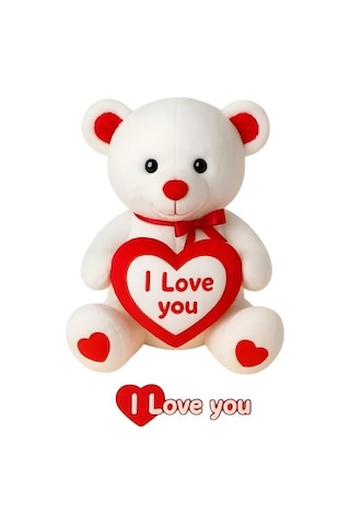 Pl50166 40 Cm I Love Ayılar-hly Çok Renkli