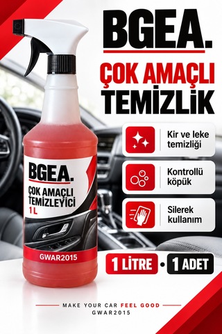 Bgea Çok Amaçlı Temizleyici Sprey 1 Litre Kontrollü Köpük