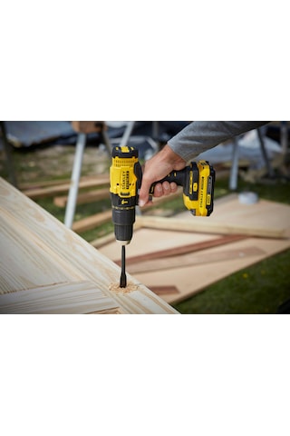 Stanley Fatmax V20 18V 2.0AH Çift Akülü Darbeli Matkap + 85 Parça Set
