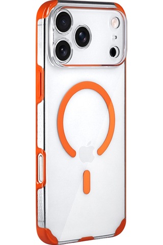 İphone 17 Pro Uyumlu Qutang Magsafe Kapak Manyetik Şarj Destekli, Darbe Emici Premium Koruma