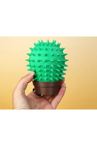 Buradabulabilirsin 3d Baskı Kaktüs Kedi Kaşınma Aparatı Duvara Monte Kedi Tırmalama Oyuncağı Kedi Nanesi Bölmeli Yeşil Bbz