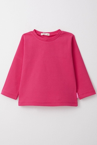 Breeze Kız Çocuk Uzun Kollu Tişört Basic 1-4 Yaş, Fuşya Fusya