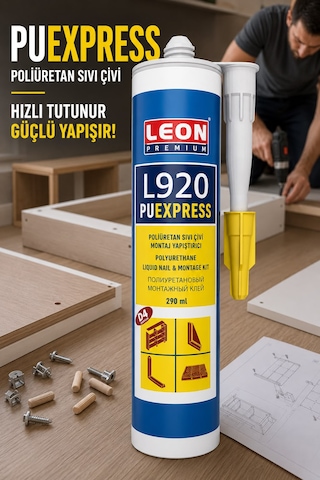Suya Dayanıklı Hızlı Kuruyan Montaj Yapıştırıcı Sıvı Çivi 310 Gram Suya Dayanıklı Hızlı Kuruyan Montaj Yapıştırıcı Sıvı Çivi 310 Gram
