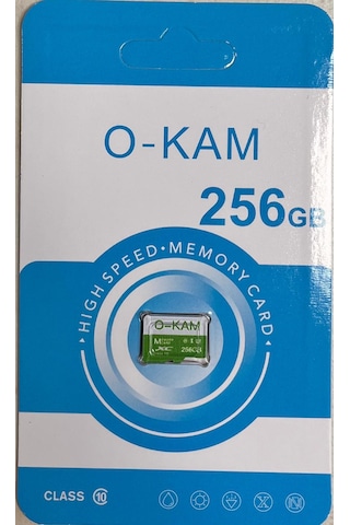 O-kam 256gb Yüksek Hızlı Micro Sd Hafıza Kartı Class 10 U3