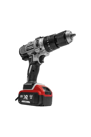 Bulldozer BPT-Redmax02 36V 5Ah Li-ion Çift Akülü Darbeli Matkap Vidalama + 27 Parça Set