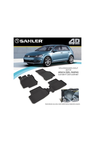 Sahler Volkswagen Golf 7 Golf 7.5 2013-2020 4.5D Havuzlu Paspas