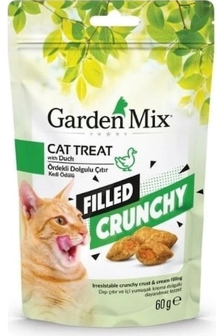 Garden Mix Ördekli İçi Dolgulu Kedi Ödül Maması 1 Adet 60 Gr