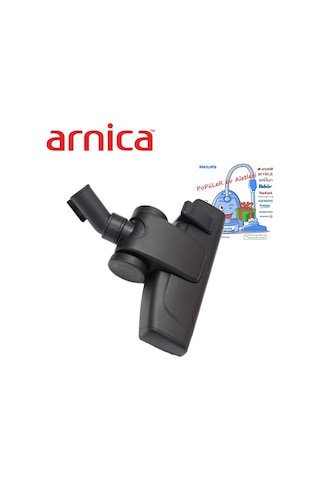 Arnica Tesla Premium Süpürme Başlığı Süpürge Emici Ucu (414031244) Uyumlu