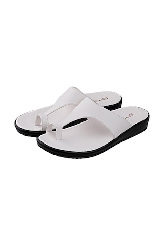Muya Ceyo 9200-2 Kadın Anatomik Parmak Arası Terlik Beyaz 36-40 001