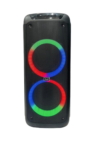 Büyük Boy Kablosuz Mikrofonlu Hoparlör Şarjlı Bluetooth Karaoke Speaker Ses Bombası