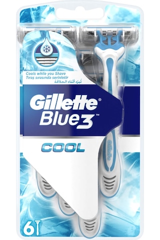 Gillette Blue3 Cool Kullan At Tıraş Bıçağı 6'lı