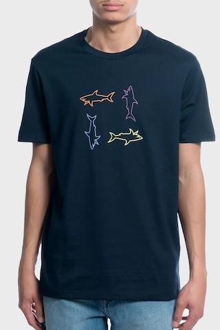 Paul & Shark Erkek T Shirt 24411088 013 Lacivert Lacivert