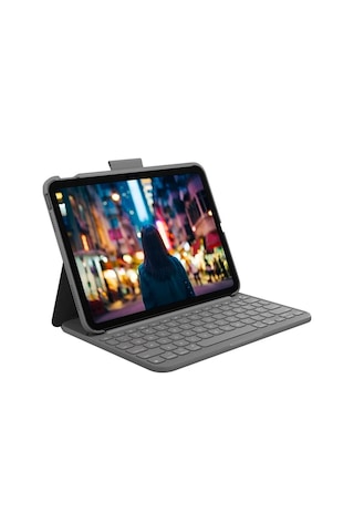 Logitech Slim Folio Apple Uyumlu iPad 920-011415 10.9" 10. Nesil ile Klavyeli Kılıf