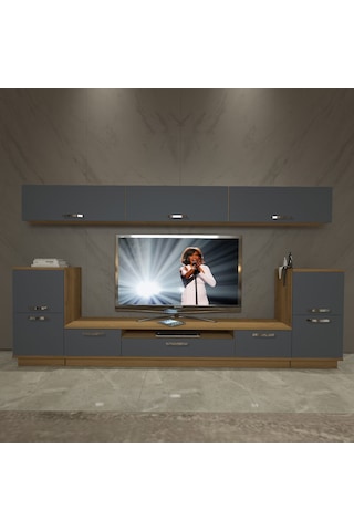 Decoraktiv Trendstyle 9 Mdf Tv Ünitesi Tv Sehpası Pera - Antrasit