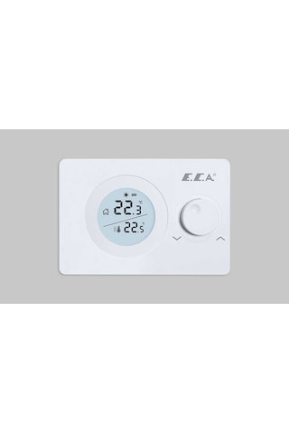 Eca Poly Pure 100w Dijital Pilli On-off Kablosuz Oda Termostatı