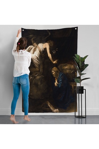 Caravaggio - Duyuru Duvar Örtüsü - Annunciation-7420