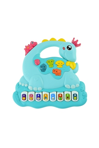 Piyano Oyucan Dinazor Işıklı Sesli Sevimli Piyano