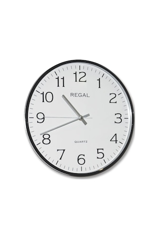 Regal 0250 Bw Ince Çerçeve Slim Duvar Saati (283883421) Beyaz