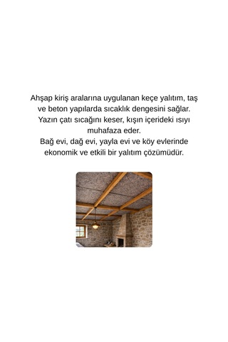 Keçecimemett Tavan Yalıtım Keçesi 200 2500 50 Metre Kare