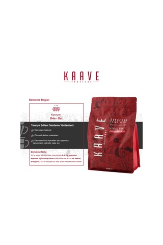 Kaave Roastery Crema Gusto 2 x 1 KG