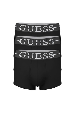 Guess Joe Erkek 3'lü Boxer Paketi Black