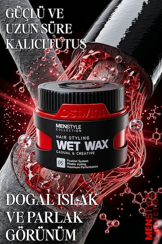 Ostwint Wet Wax No:5 Kırmızı 150 ML
