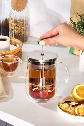 Karaca Pia Kiku French Press 600 Ml Şeffaf