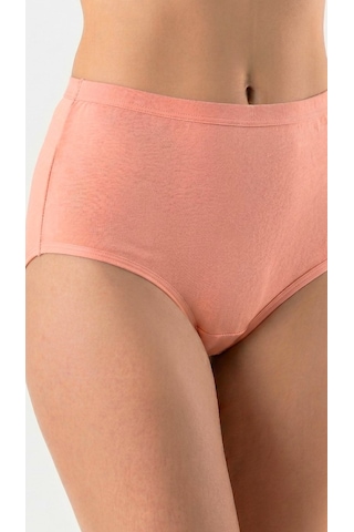 Suısy Yüksek Bel Düz Slip Külot Beyaz